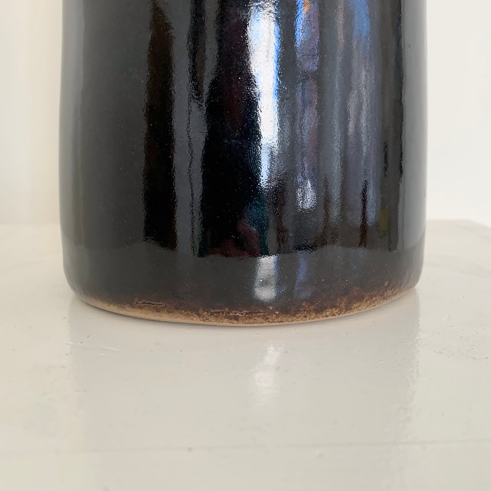 Miniature : Antoine De Vinck Ceramic Table Lamp, circa 1980, Belgium.