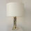 Miniature : Luciano Frigerio Bronze and Brass Lamp, circa 1970, Italy.