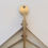 Miniature : Elegant Brass Mirror, circa 1960, Italy.