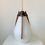 Miniature : Mid-Century Decorative Teck and Brass Pendant Lamp, circa 1960, Italy.