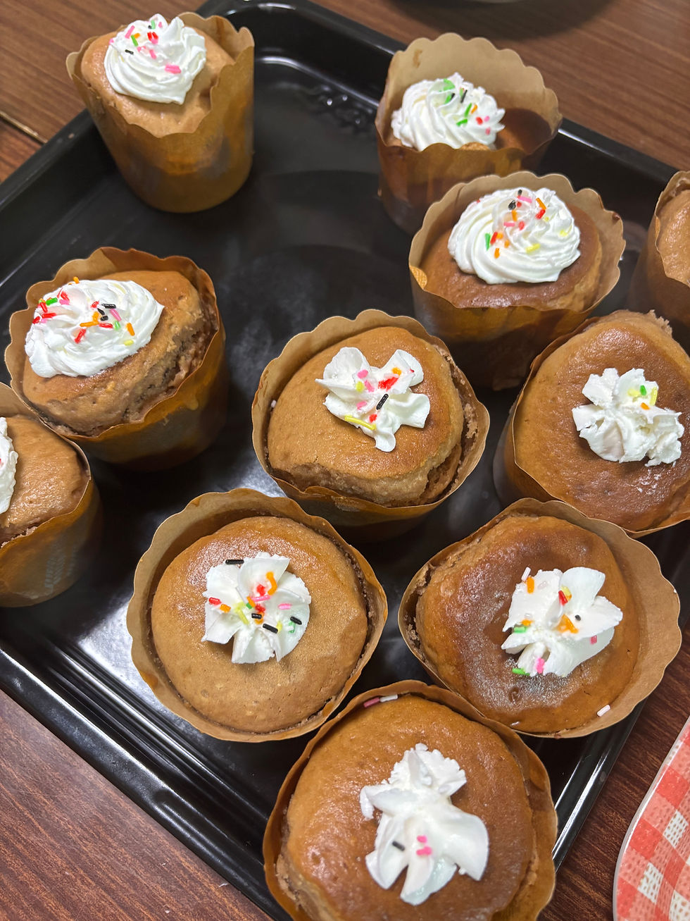 トッピングして出来上がり！おいしかったね