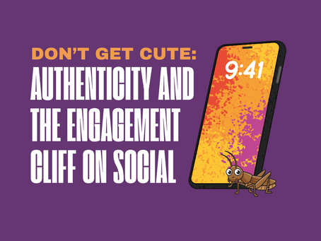 Authenticity and the Engagement Cliff on Social