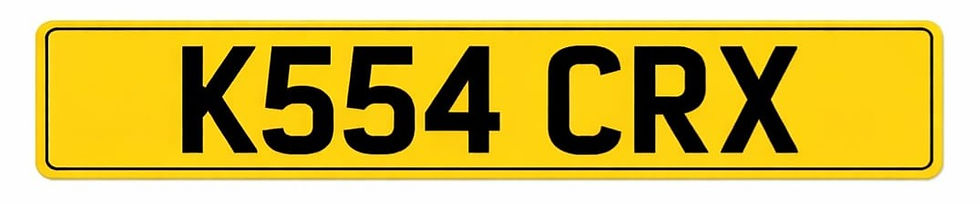 Thumbnail: Goodnight Sweetheart Gary Sparrow Van Reg Plate(s)