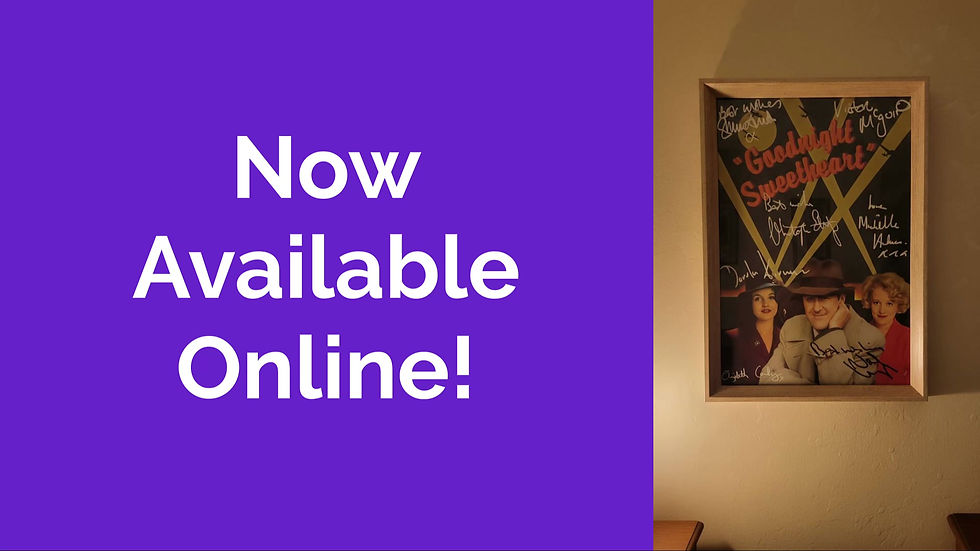 Thumbnail: Goodnight Sweetheart Framed A4 Cast Signed Photo