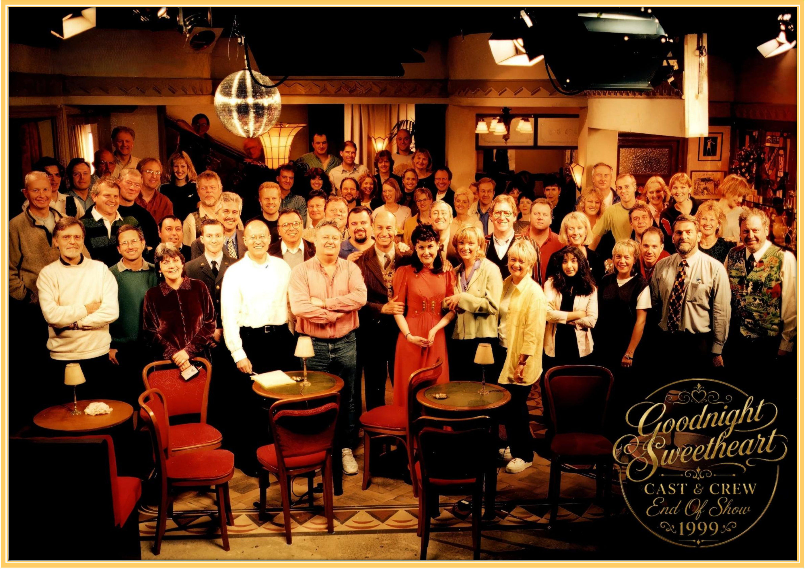 Goodnight Sweetheart Special Cast Photo - 1999 End Of Show Photo - 8X6 & 12X8