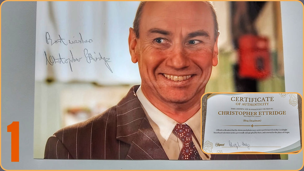 Christopher Ettridge (Reg Deadman) Signed 8x6 Photo