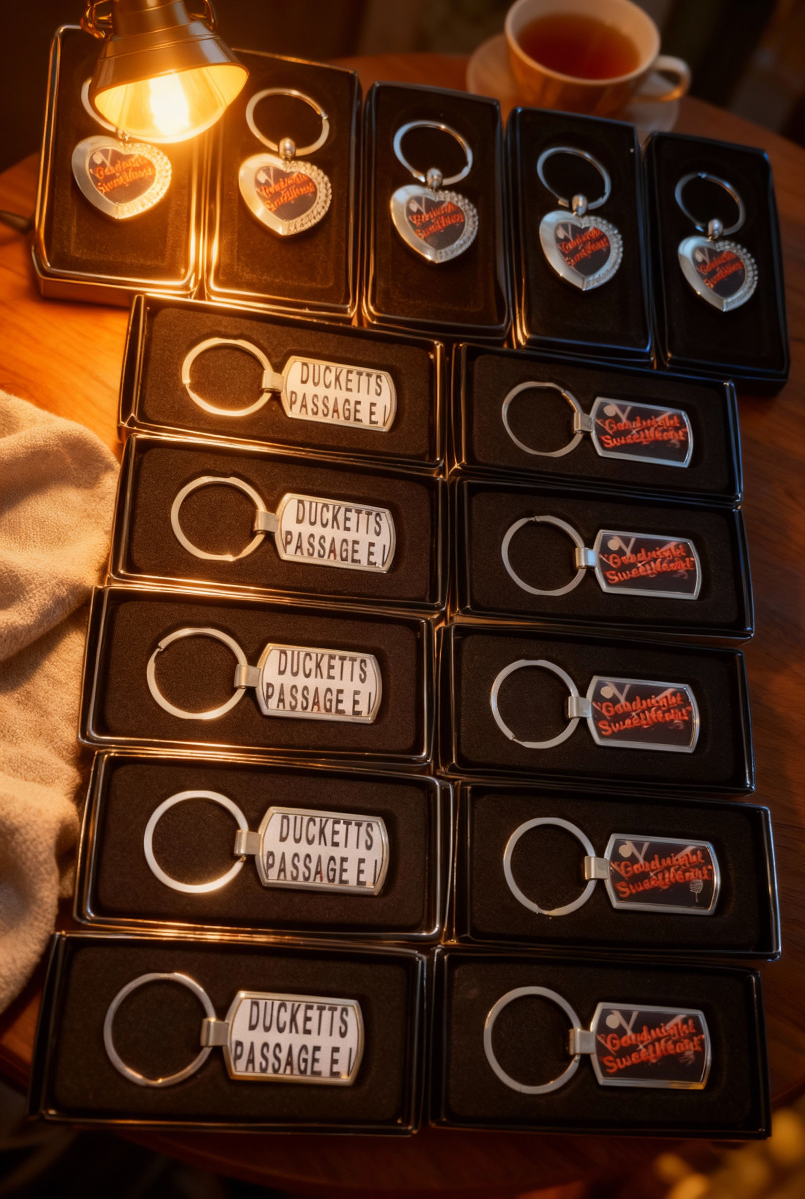 Exclusive Goodnight Sweetheart Keyrings Collection