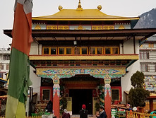 Image of a Buddhist monastery in Manali