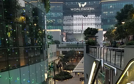 Image of the Aerocity district in New Delhi (area near the airport with high profile businesses and hotels)