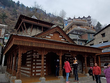 Image of a Hindu temple, dedicated to the Shiva Deity (Shaivism) in Manali