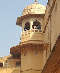 Image of a tower at the Amber Palace in Jaipur