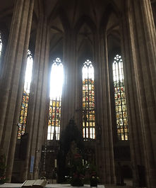 Image inside the Kaiser Wilhelm Memorial Church in Berlin