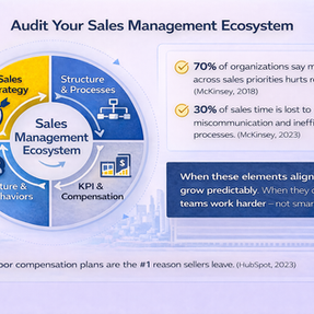 Audit your sales management ecosystem