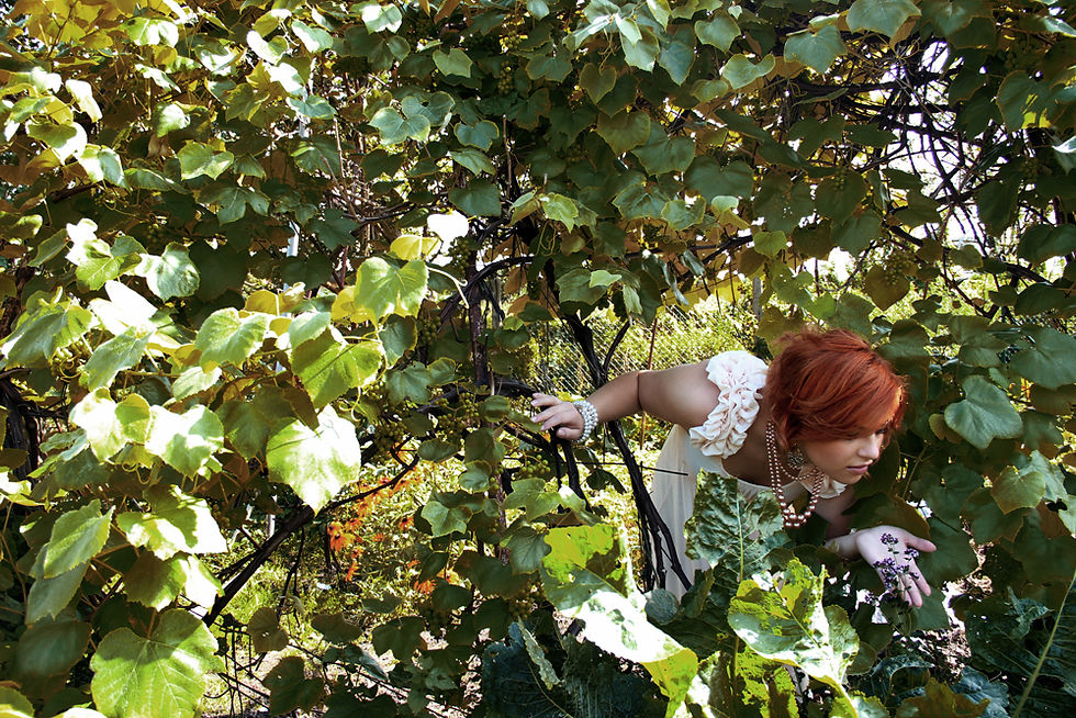 Nina in the Garden