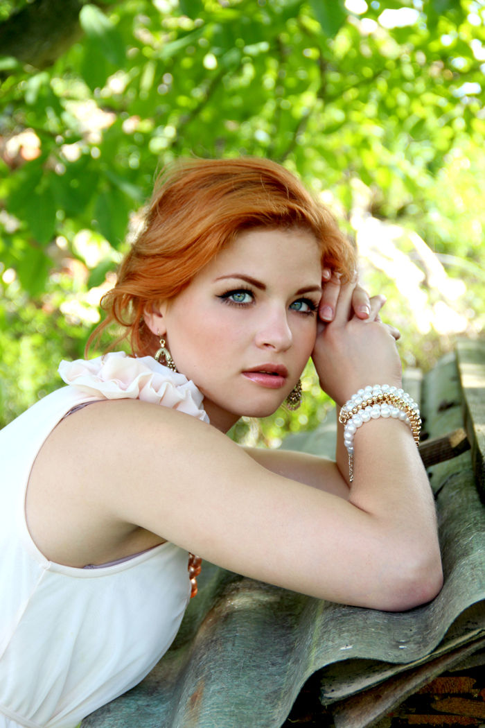 Nina in the Garden
