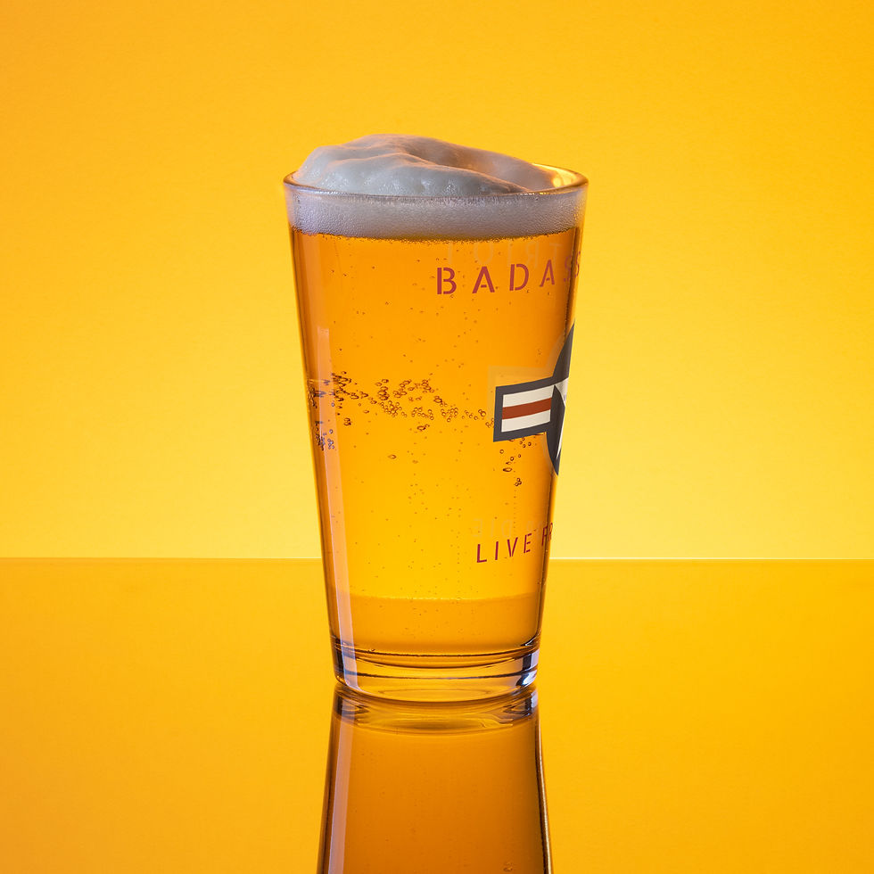 Thumbnail: Badass Patriot Rondel pint glass
