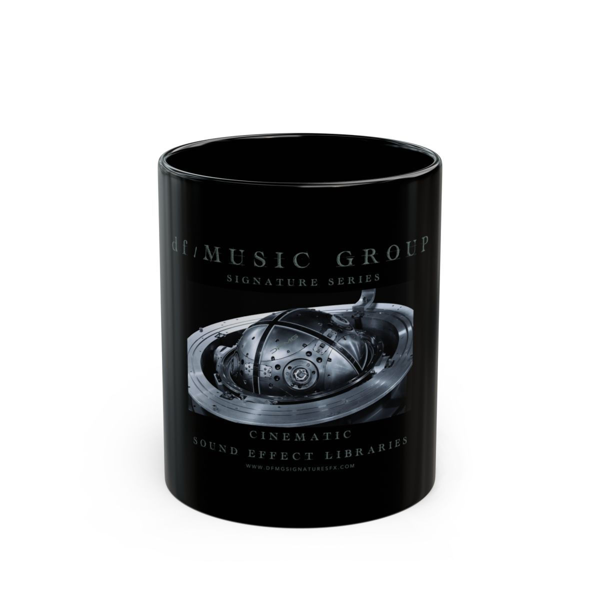dfMG Signature Series Cinematic SFX Black Mug (11oz, 15oz)