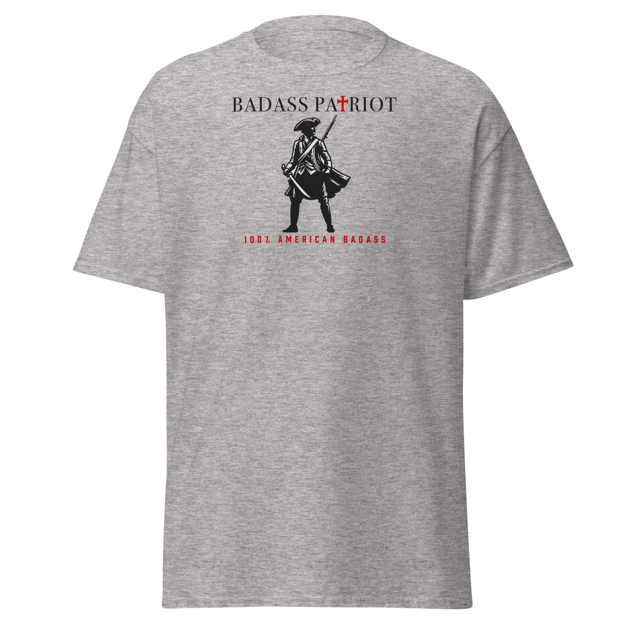 Badass Patriot 100% American Badass premium t-shirt that screams USA