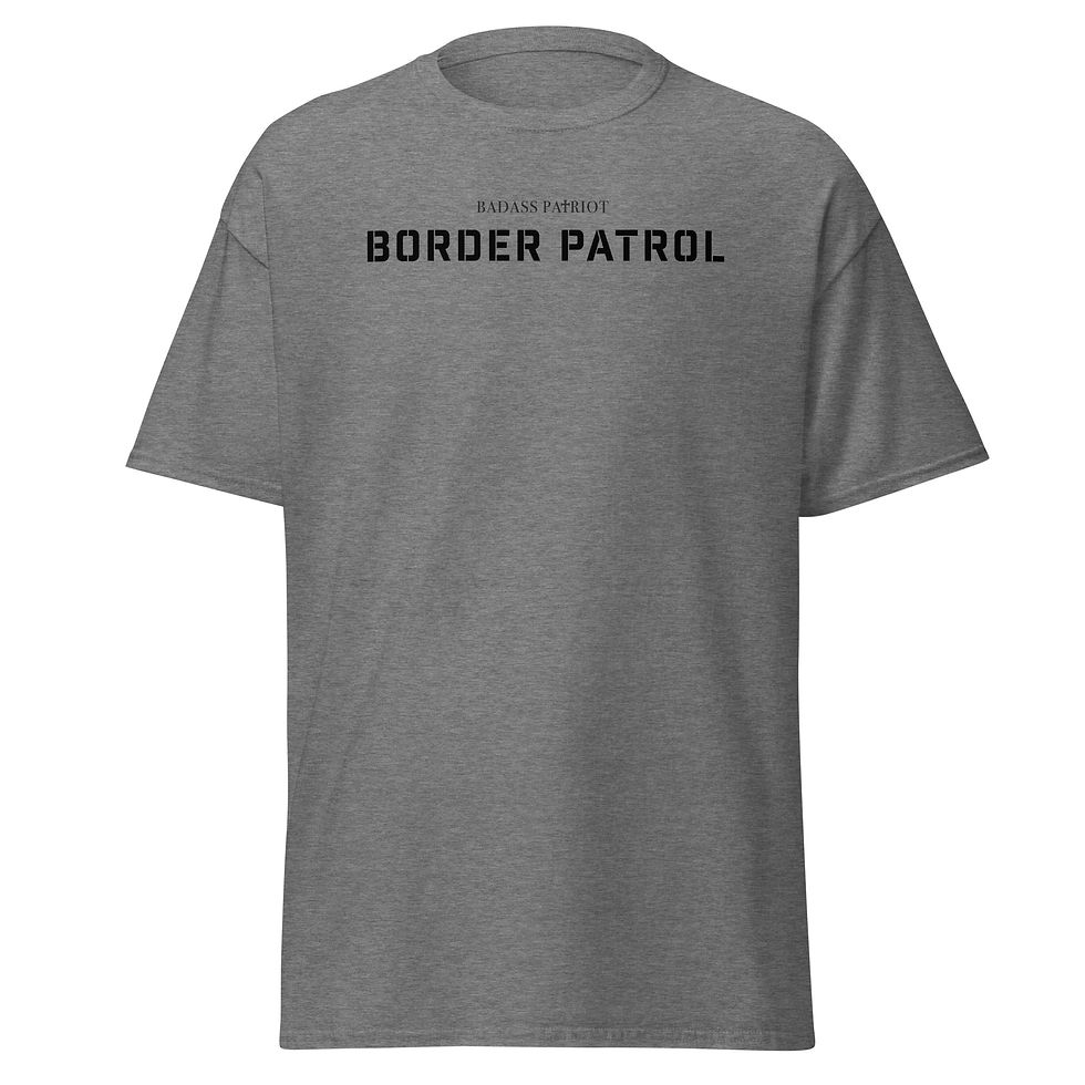 Thumbnail: Badass Patriot Border Patriol Unisex classic tee
