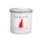 Thumbnail: Patriotic Badass New Hampshire Enamel Mug