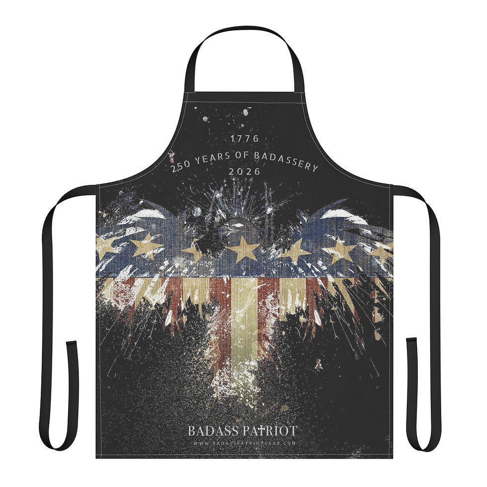 The Limited Edition Badass Patriot American Eagle Strap Apron