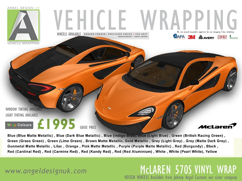 Mclaren Full Wraps Kent Angel Design Uk