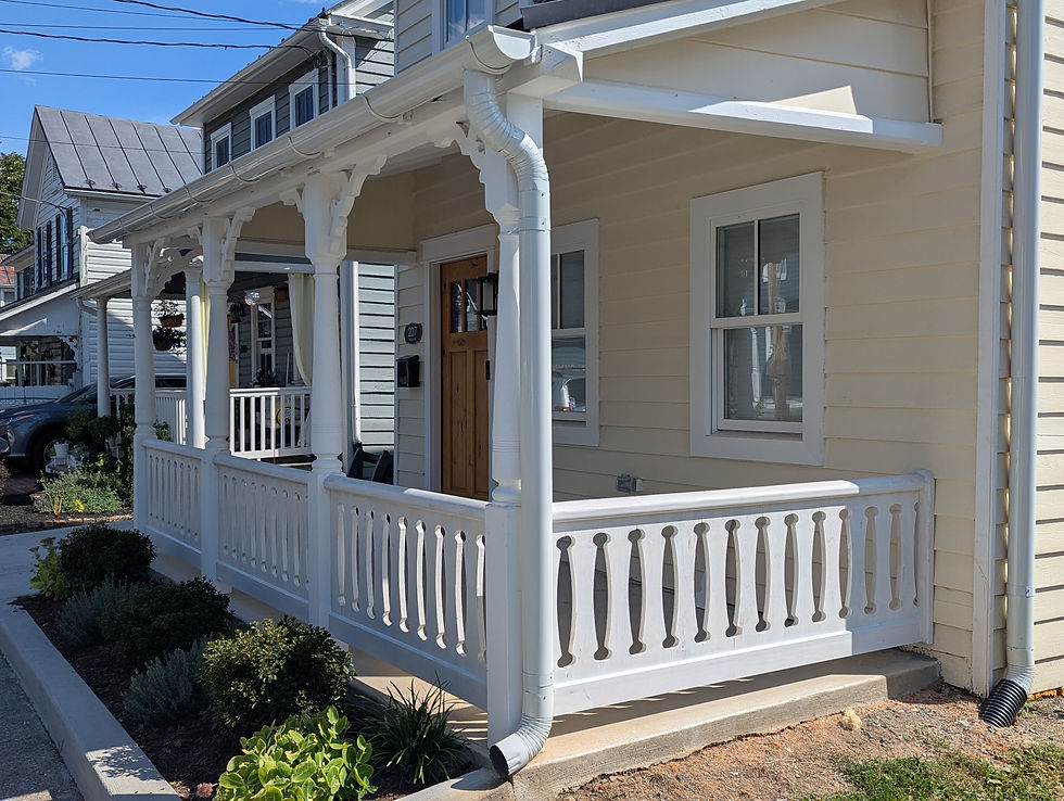 Profile cut balustrade