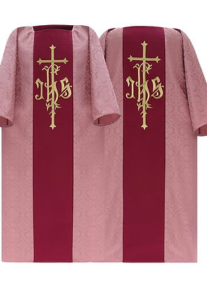 ED-508-25 Damask Fabric Embroidered Dalmatic