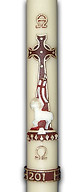 Deluxe Paschal Candles with Wax Relief