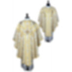 CGY431 Brocade Semi Gothic Style Chasuble Set