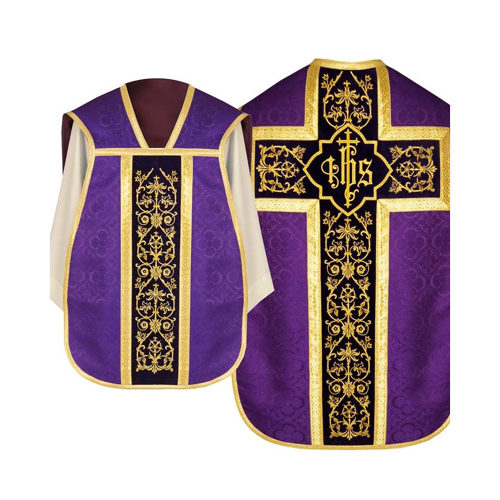 RC-137 Roman Chasuble 5pc Set
