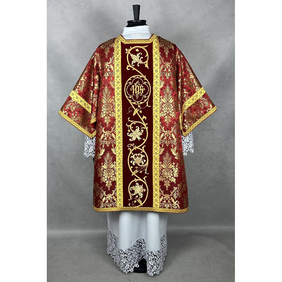 DR430  Damask Roman Dalmatic