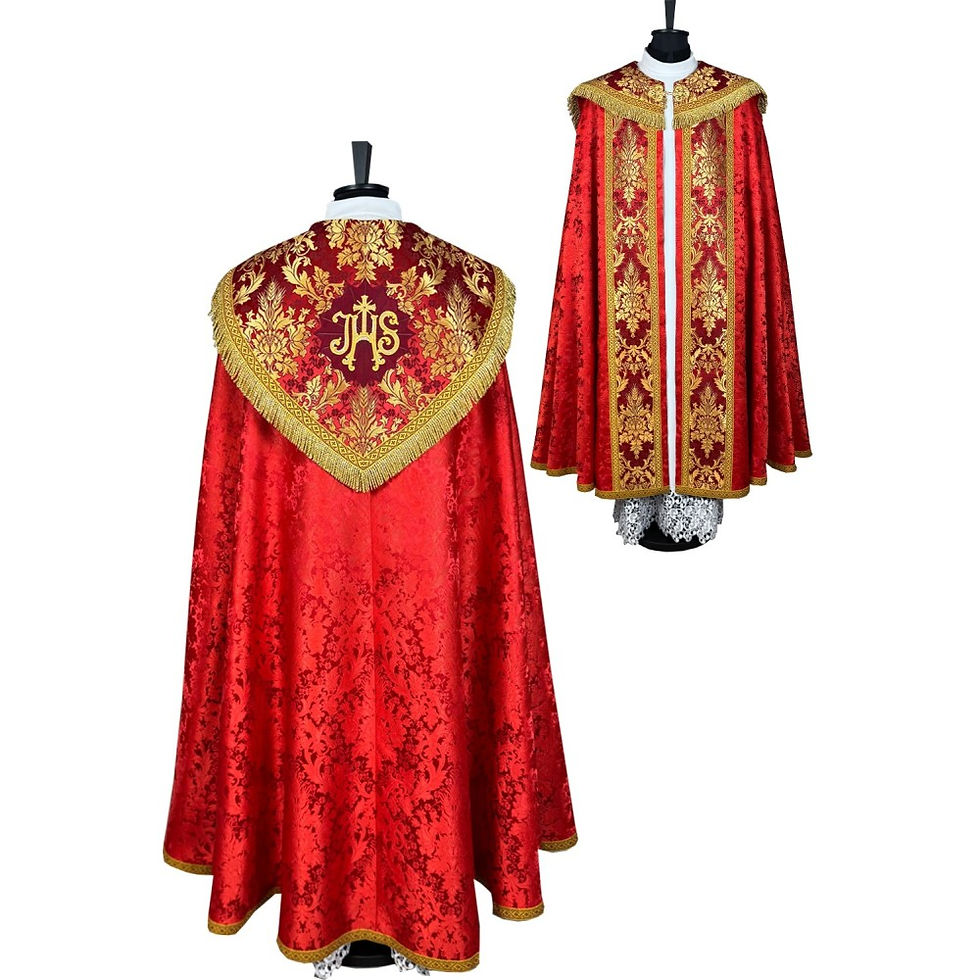 GCP-460Â Damask Fabric Gothic Cope