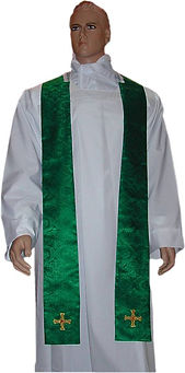 North East Church Supplies Embroidered St Cuthbert Cross Priest Stoles