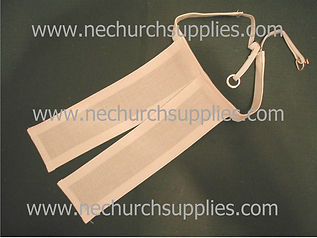 White Cotton Preaching Bands