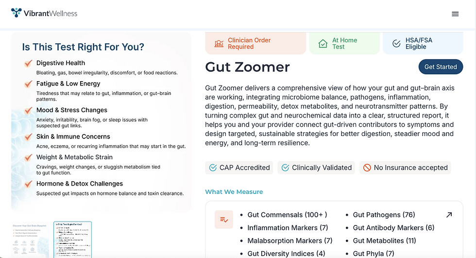 Gut Zoomer test
