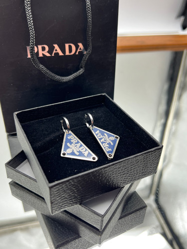【日本入手困難】Prada Symbole pendant left earring Prada Prada Symbole Pendant Left Earring | Saks Fifth Avenue