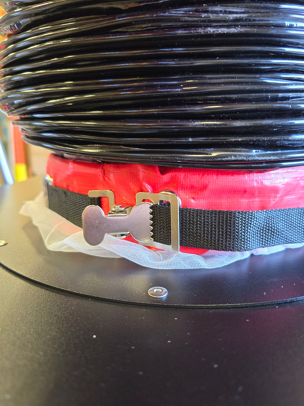 Thumbnail: Flexible PVC Mesh Duct 10'' X 25 feet