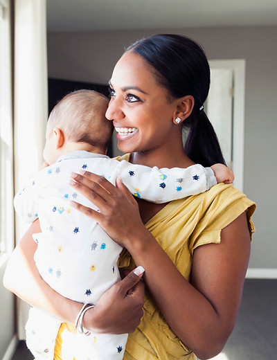 Mother with her Baby