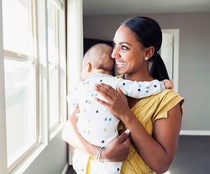 Mother with her Baby