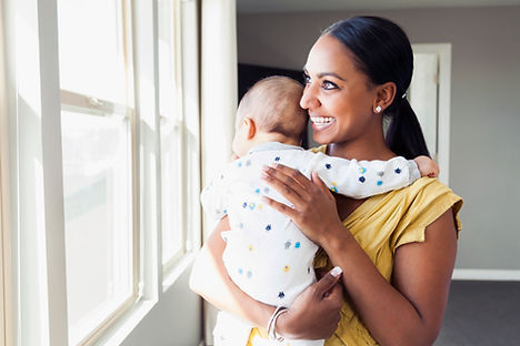 Mère avec son bébé
