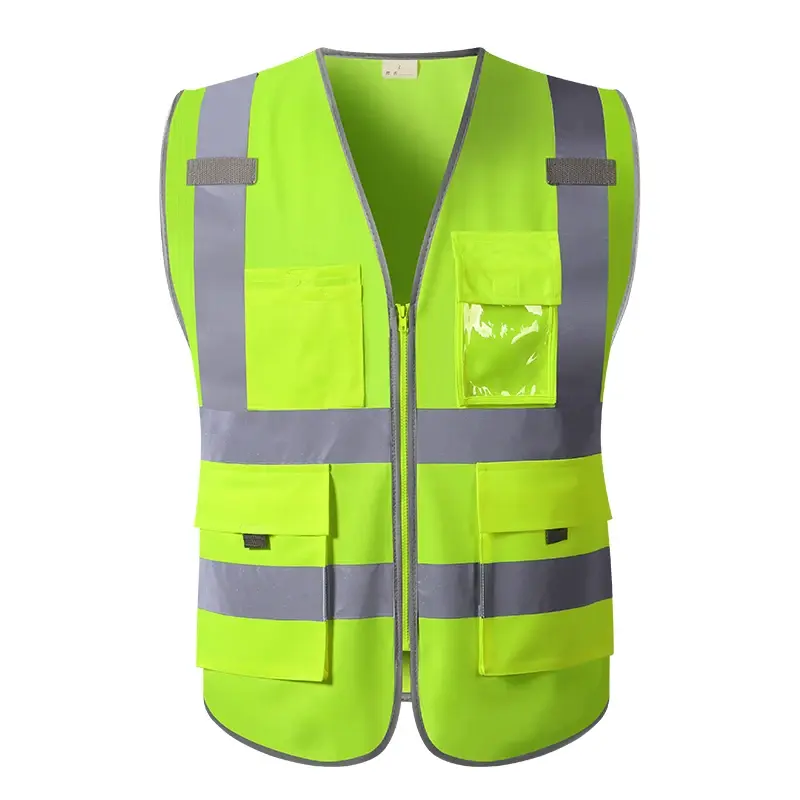 Thumbnail: SFvest Safety Building Vest Safety Clothing Work Vest Multi Pocket Black Vest