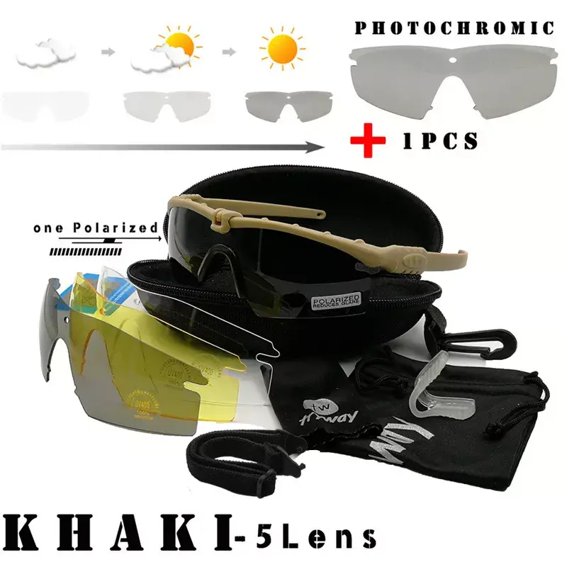 Thumbnail: Tactical Prohooting Gafas Sports Hiking Cycling Paintball Safety Eyewear