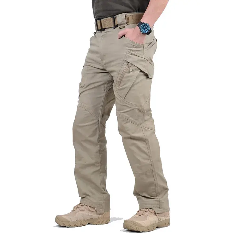 Thumbnail: Plus Size 6XL Mens Tactical Pants Multiple Pocket Elasticity Military
