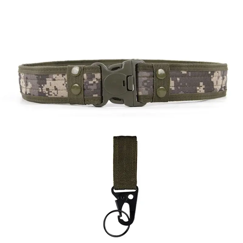 Thumbnail: Mens Camouflage Combat Canvas Belts High Quality Quick Release