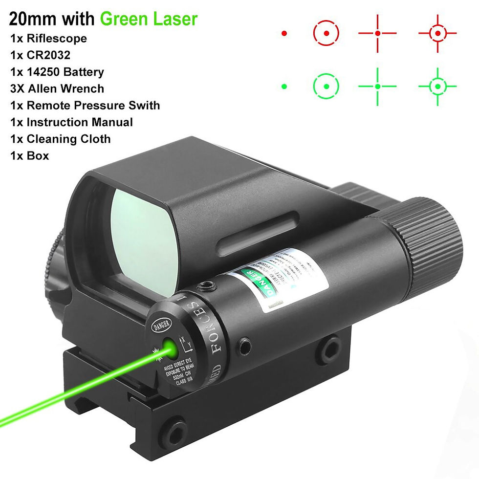 Thumbnail: Tactical Reflex Red Green Laser Scope