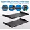Thumbnail: Pyle PLRSTN14UX2 2-Pc 1U Server Rack Shelf, Vented Shelves for Good Circulation