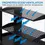Thumbnail: Pyle PLRSTN14UX2 2-Pc 1U Server Rack Shelf, Vented Shelves for Good Circulation