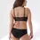 Thumbnail: True & Co Womens True Body Lift Triangle Adjustable Strap Bra Black