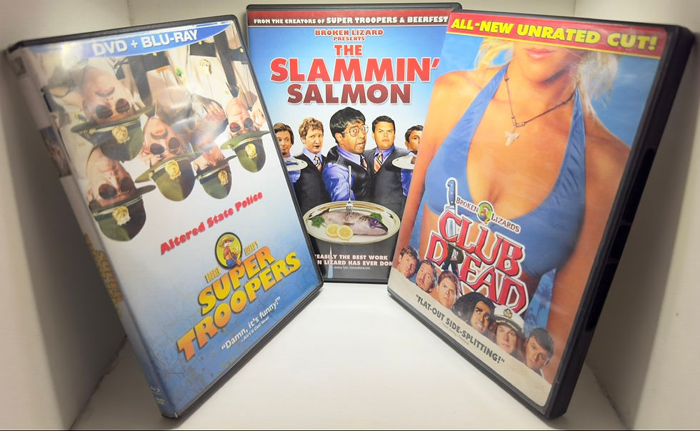 Super Troopers, The Slammin Salmon, Club Dread 3 Movie Collection